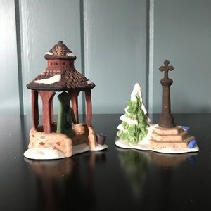 Department 56 Village Well and Holy Cross